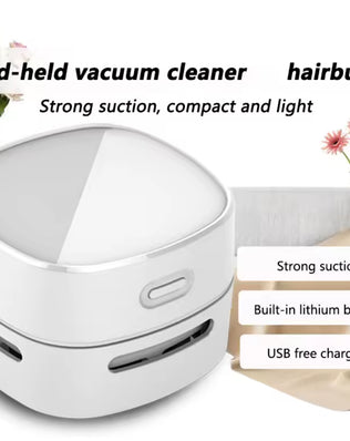 Handheld Desktop Vacuum Cleaner Mini Portable Table Dust - Problems Solved