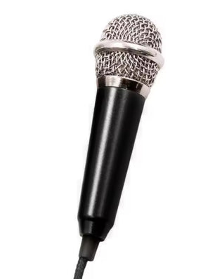 Problems Solved handheld mini stereo microphone with 3.5mm jack, ideal for portable studio speech and audio recording.