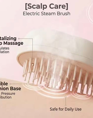 Problems Solved electric spray air massage comb with anti-tangle design and mist hair straightener brush for smooth, tangle-free hair.