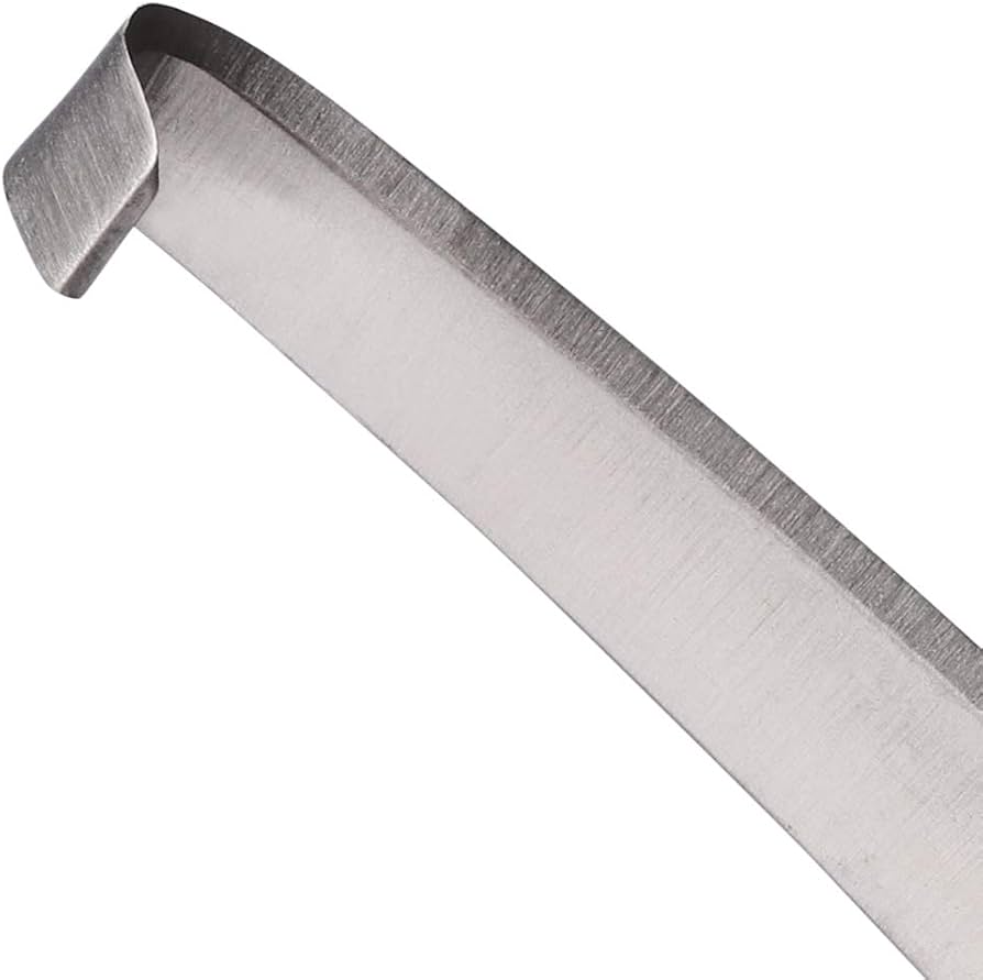 Problems Solved Sharper Hoof Knife for left or right hand farriers, featuring a durable blade for precise hoof trimming.