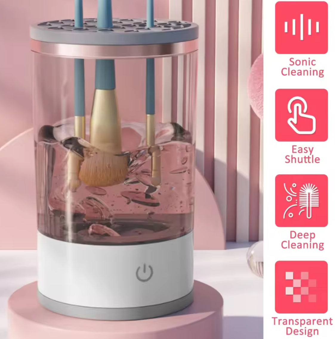 USB Plug Portable Electric Makeup Brush Cleaner - Problems Solved