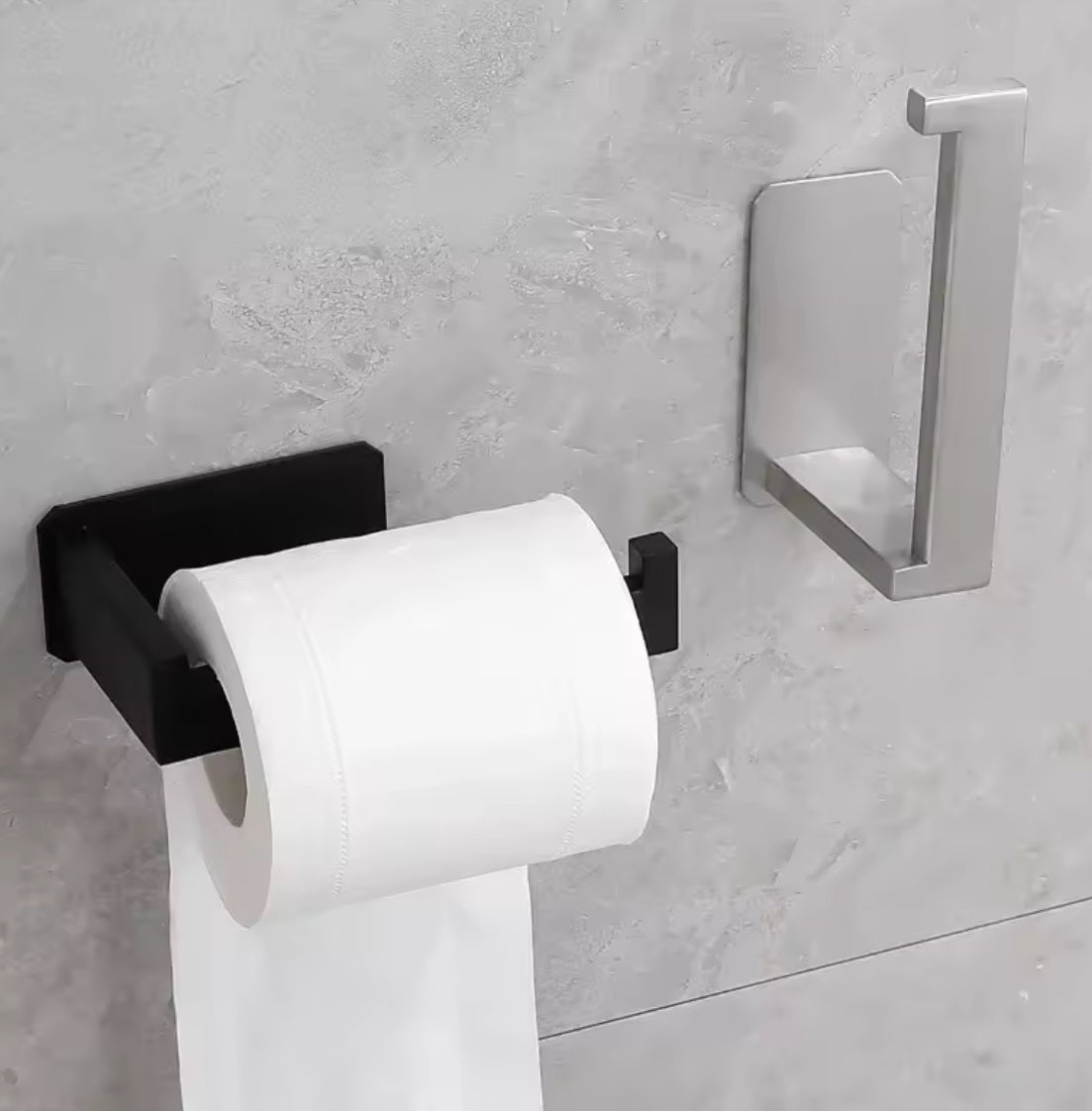 Stainless Steel Toilet Roll Holder Self Adhesive in Bathroom - Problems Solved