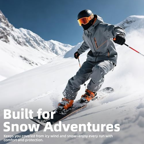 Problems Solved UV protection balaclava for men and women, ideal for motorcycle riding and snowboarding, fits snugly over the head.