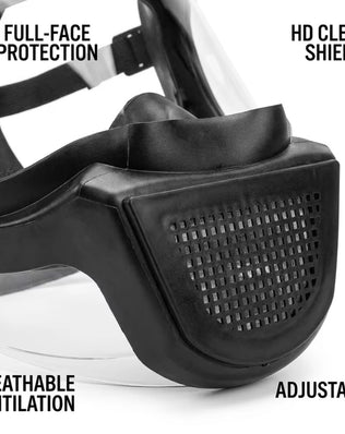 Problems Solved outdoor anti-fog dust protection splash mask for sports riding, featuring a breathable, adjustable face covering.