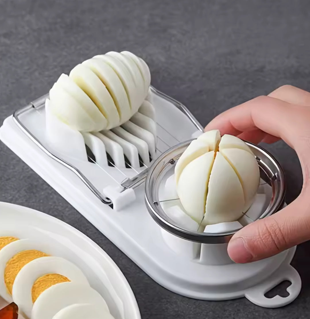 2-in-1 Stainless Steel Egg Cutting Tool - Problems Solved