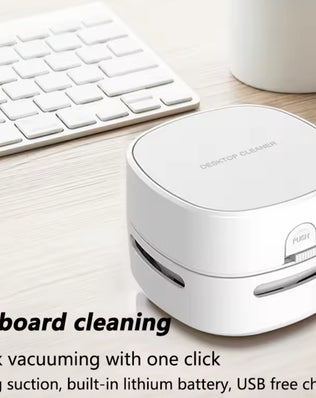 Handheld Desktop Vacuum Cleaner Mini Portable Table Dust - Problems Solved