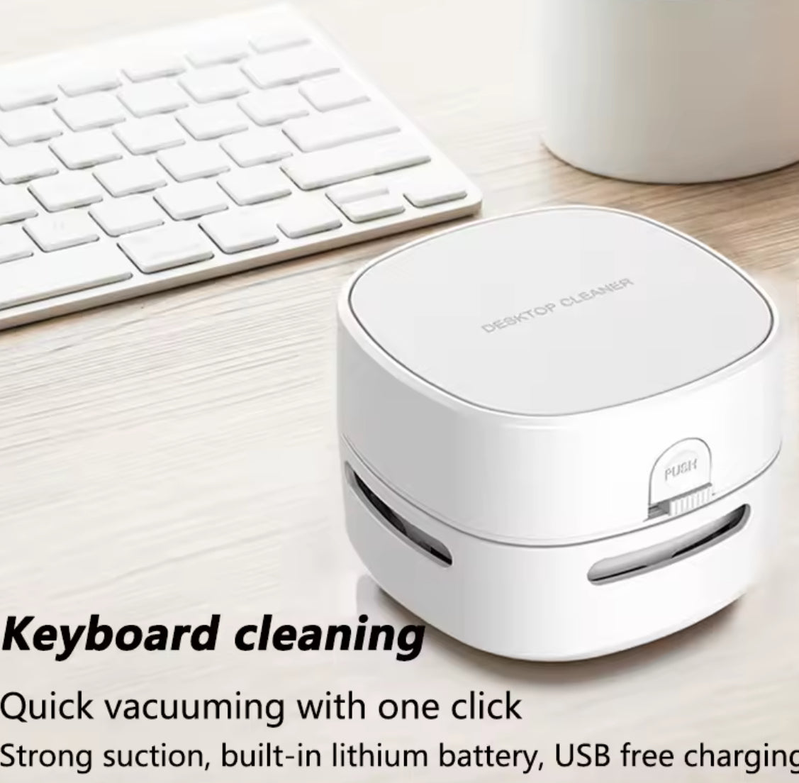 Handheld Desktop Vacuum Cleaner Mini Portable Table Dust - Problems Solved