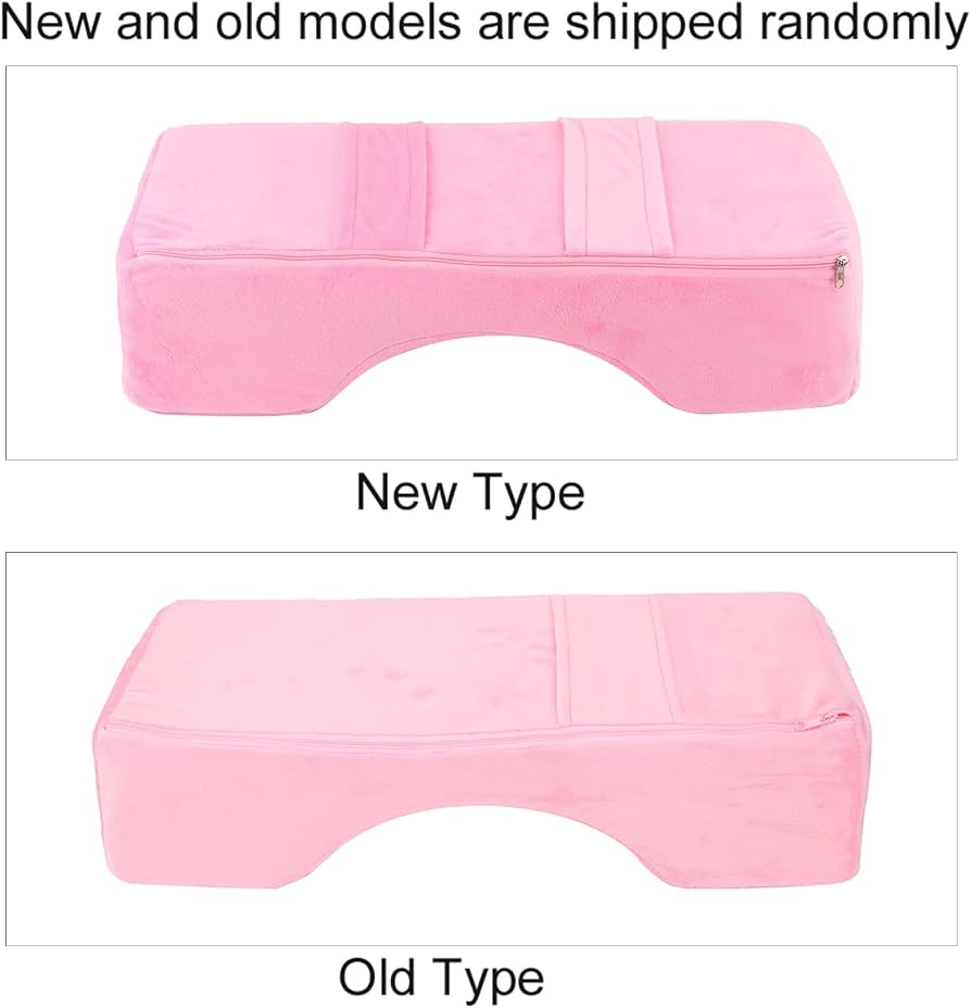 Beauty Memory Foam Pillow for eyelash extension, Problems Solved brand, designed for comfortable positioning in beauty salons.