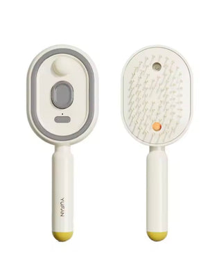 Problems Solved electric spray air massage comb with anti-tangle design and essential oil mist for hair straightening and styling.