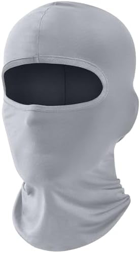 Problems Solved balaclava ski face mask and motorcycle neck warmer designed for cycling and helmet use, providing warmth and protection.