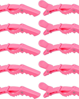 Problems Solved 10x crocodile hair clips barrette for sectioning and styling hair, professional quality sectioning clamps