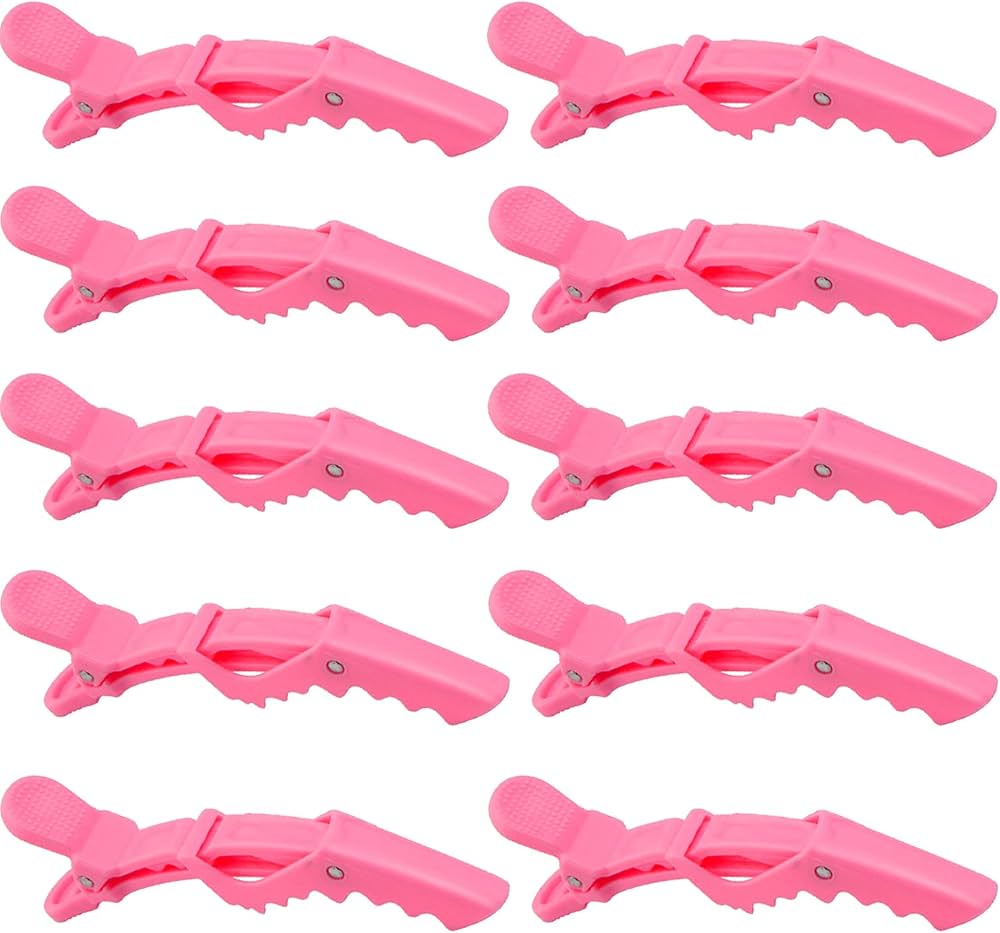 Problems Solved 10x crocodile hair clips barrette for sectioning and styling hair, professional quality sectioning clamps