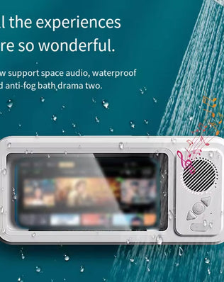 Shower Phone Holder with Bluetooth Speaker - Problems Solved