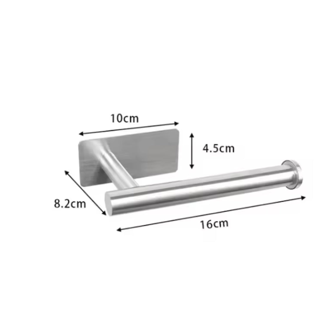Stainless Steel Toilet Roll Holder Self Adhesive in Bathroom - Problems Solved