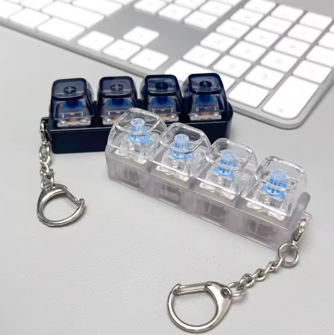4Keys Mechanical Keyboard Keychain Finger Button - Problems Solved