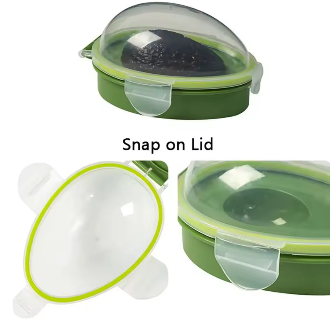 Snap on Lid Avocado Storage Container - Problems Solved