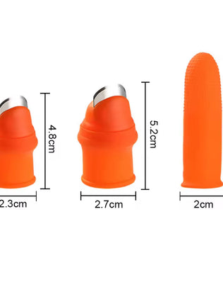 Silicone world 1 Set Silicone Finger Protector With Blade Fruits - Problems Solved