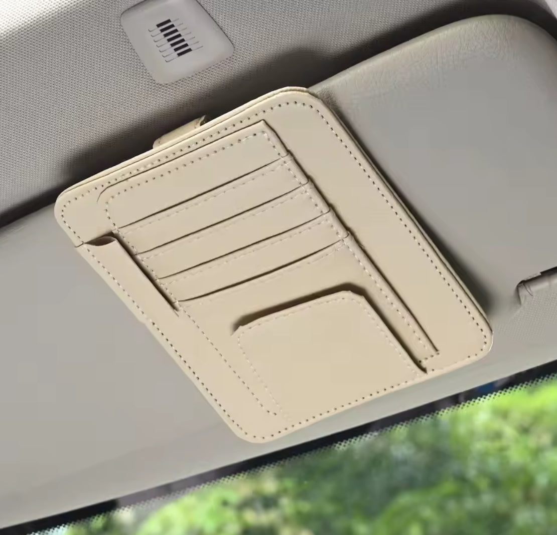 Car Visor Organizer Multi-Pocket Pouch Bag Card Glasses Storage - Problems Solved