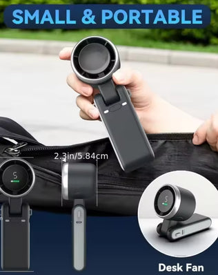 3-in-1 Fan, 5-speed, 3600mAh Rechargeable - Problems Solved