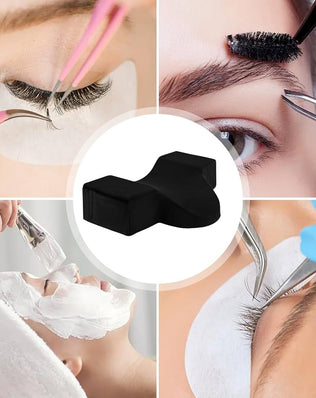 Problems Solved lash extension pillow with neck support cushion, eyelash grafting cushion for cervical comfort during treatments.