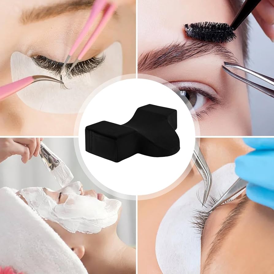 Problems Solved lash extension pillow with neck support cushion, eyelash grafting cushion for cervical comfort during treatments.