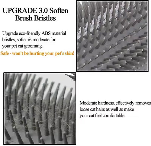 3.0 Softer Cat Self Groomer with Catnip, Dog Cat Corner Groomer
