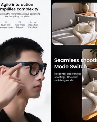 2026 Smart Glasses HD Photo Video OpenAI Record Translation - Problems Solved