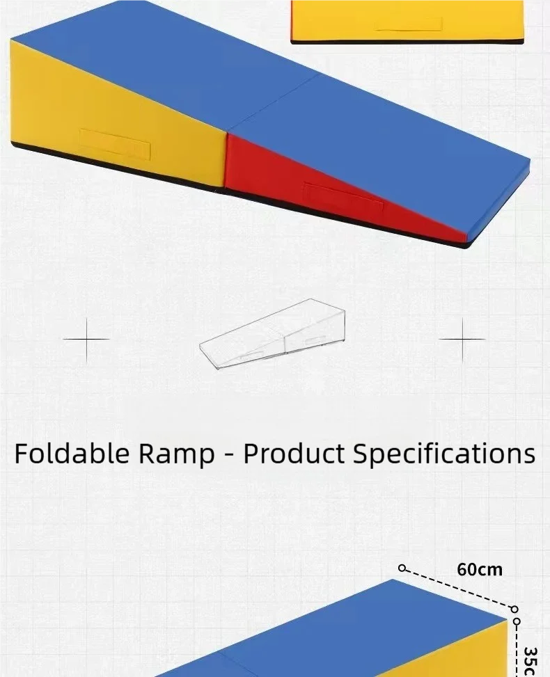 Foldable Gymnastics Training Equipment Gymnastics Wedge Mat for Yoga Sports Skill Training Gym Exercise Cheerleading - Problems Solved