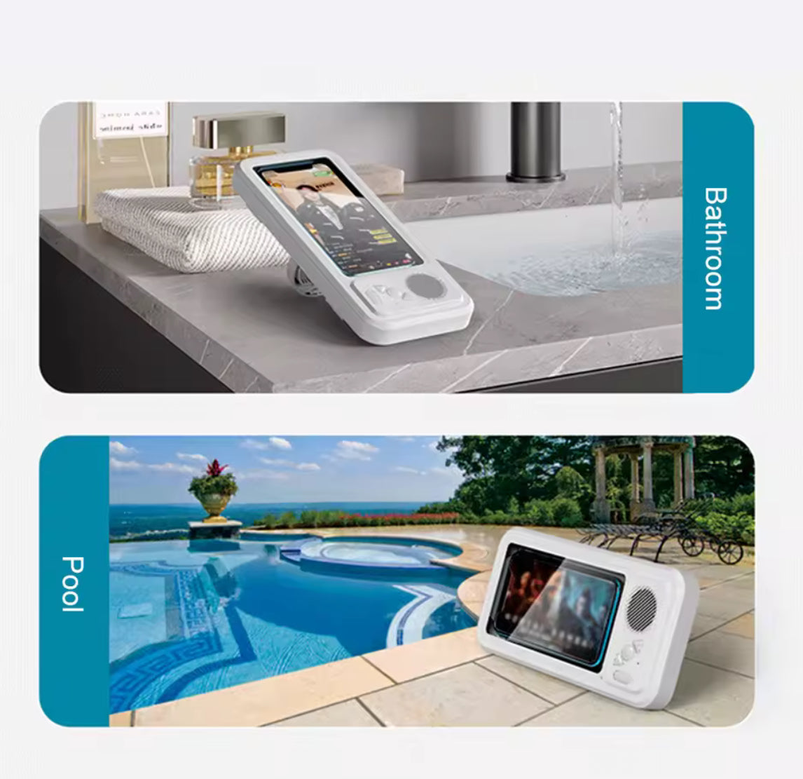Shower Phone Holder with Bluetooth Speaker - Problems Solved