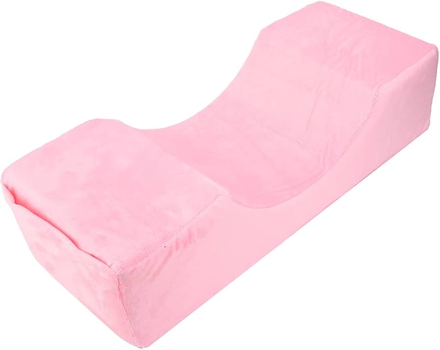 Problems Solved eyelash extension memory foam pillow designed for beauty salons, offers comfort and support during eyelash application.