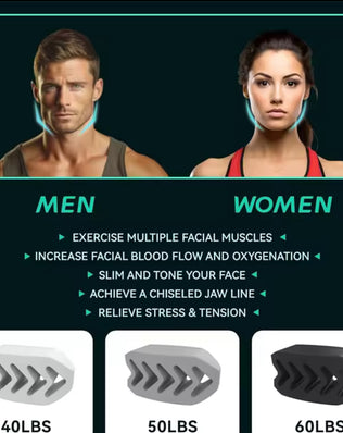 6pcs Silicone Jaw Trainer - Problems Solved