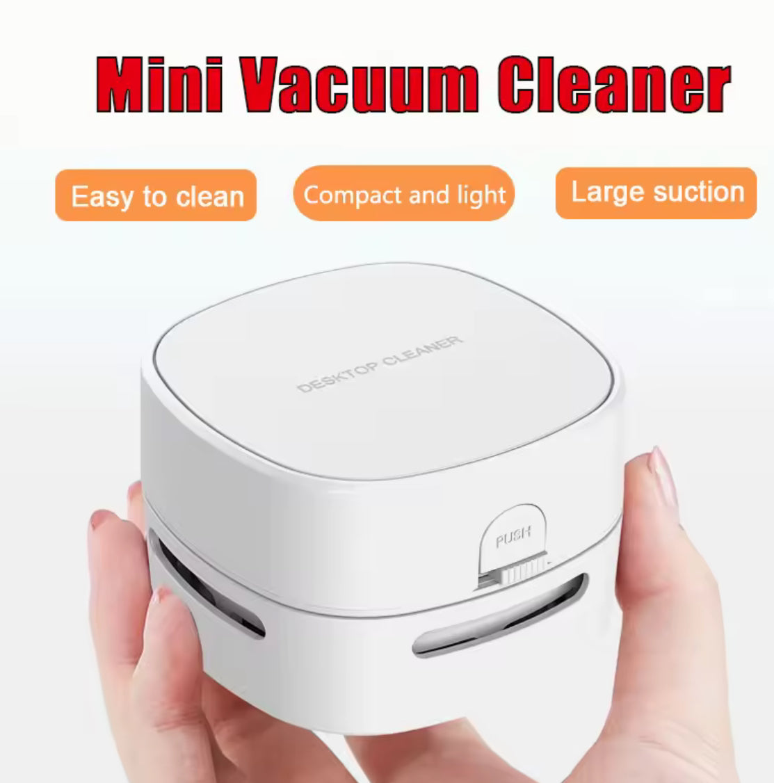 Handheld Desktop Vacuum Cleaner Mini Portable Table Dust - Problems Solved