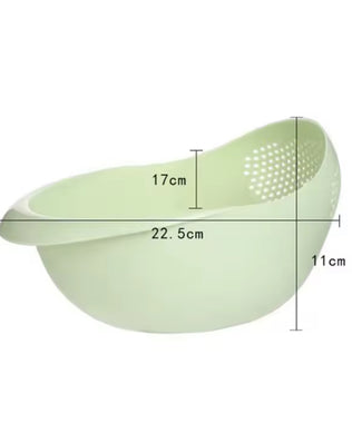 Rice Sieve Plastic Colander Kitchen Drain Basket - Problems Solved