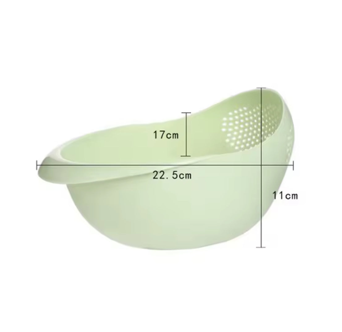 Rice Sieve Plastic Colander Kitchen Drain Basket - Problems Solved
