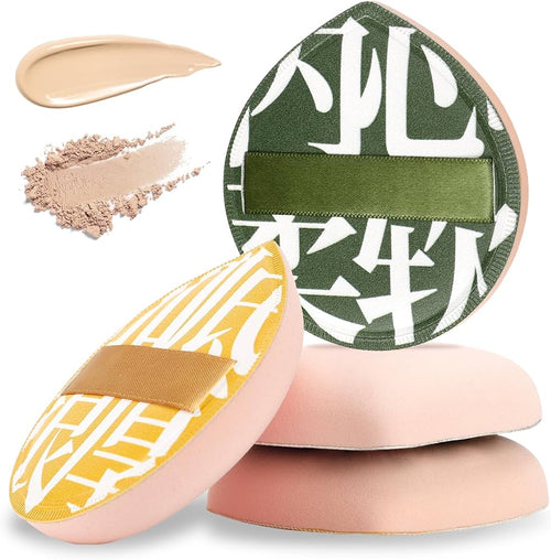Problems Solved Korean makeup sponge puffs with teardrop shape for foundation, concealer, and powder application.