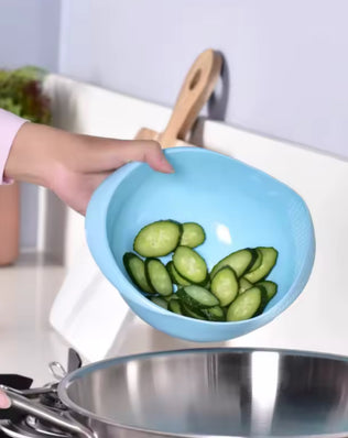 Rice Sieve Plastic Colander Kitchen Drain Basket - Problems Solved
