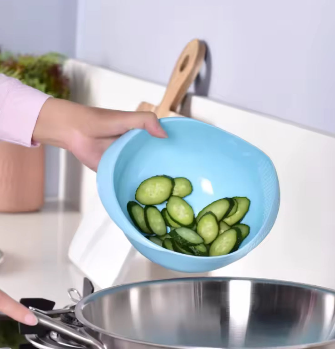 Rice Sieve Plastic Colander Kitchen Drain Basket - Problems Solved