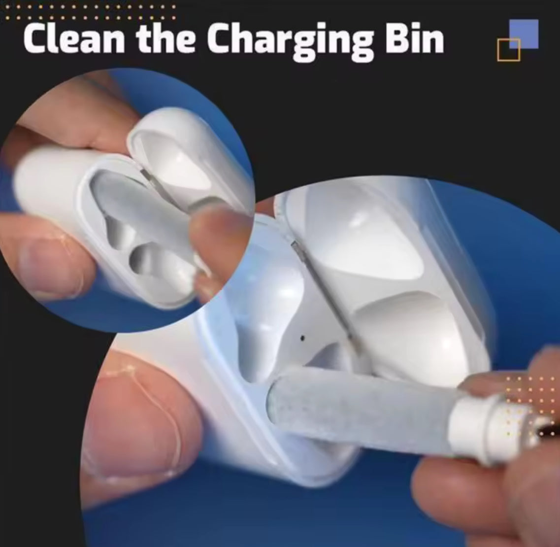 Cleaner Kit Earphones Cleaning Pen for Airpods Pro 3 2 1 Case - Problems Solved