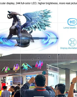3D Hologram Fan 16.5in 2000x224 WiFi 3D Projector - Problems Solved