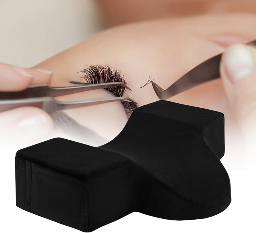 Problems Solved lash extension pillow and eyelash grafting cushion for neck support and cervical comfort during treatments.