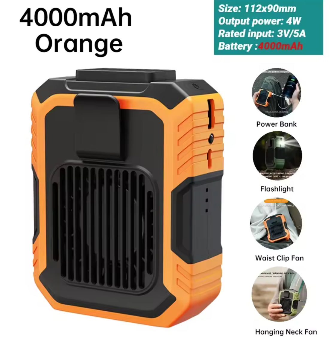 Portable Mini Waist Fan - Problems Solved