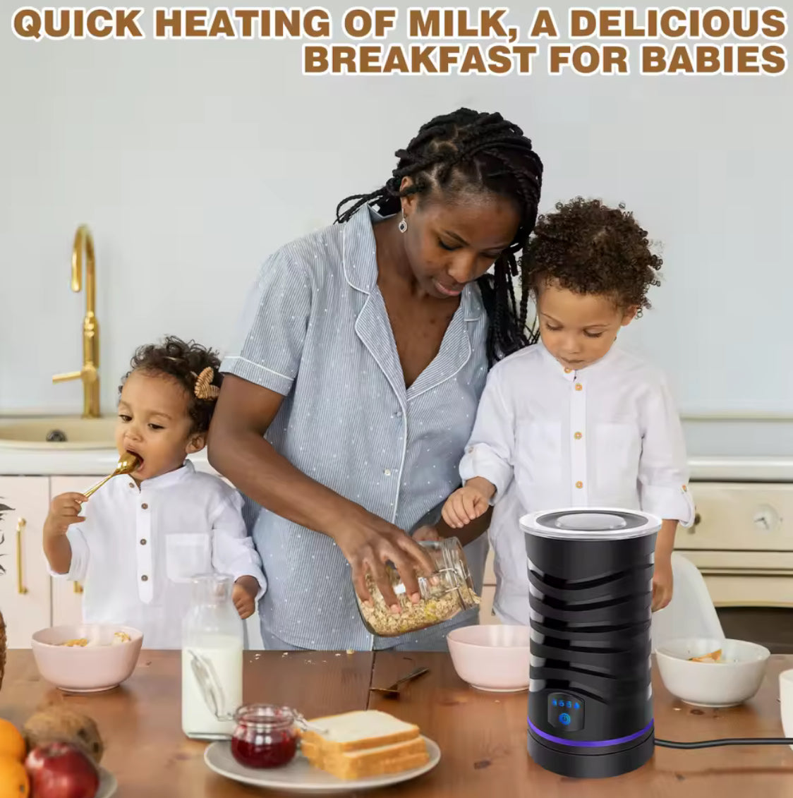 Electric Milk Frother and Steamer Hot Chocolate Machine 400W - Problems Solved