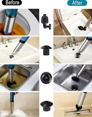 Pneumatic High-pressure Drain Blaster Tool Set - Problems Solved