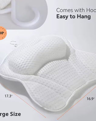 Bathtub Pillow for Neck & Back Support with Strong Suction - Problems Solved