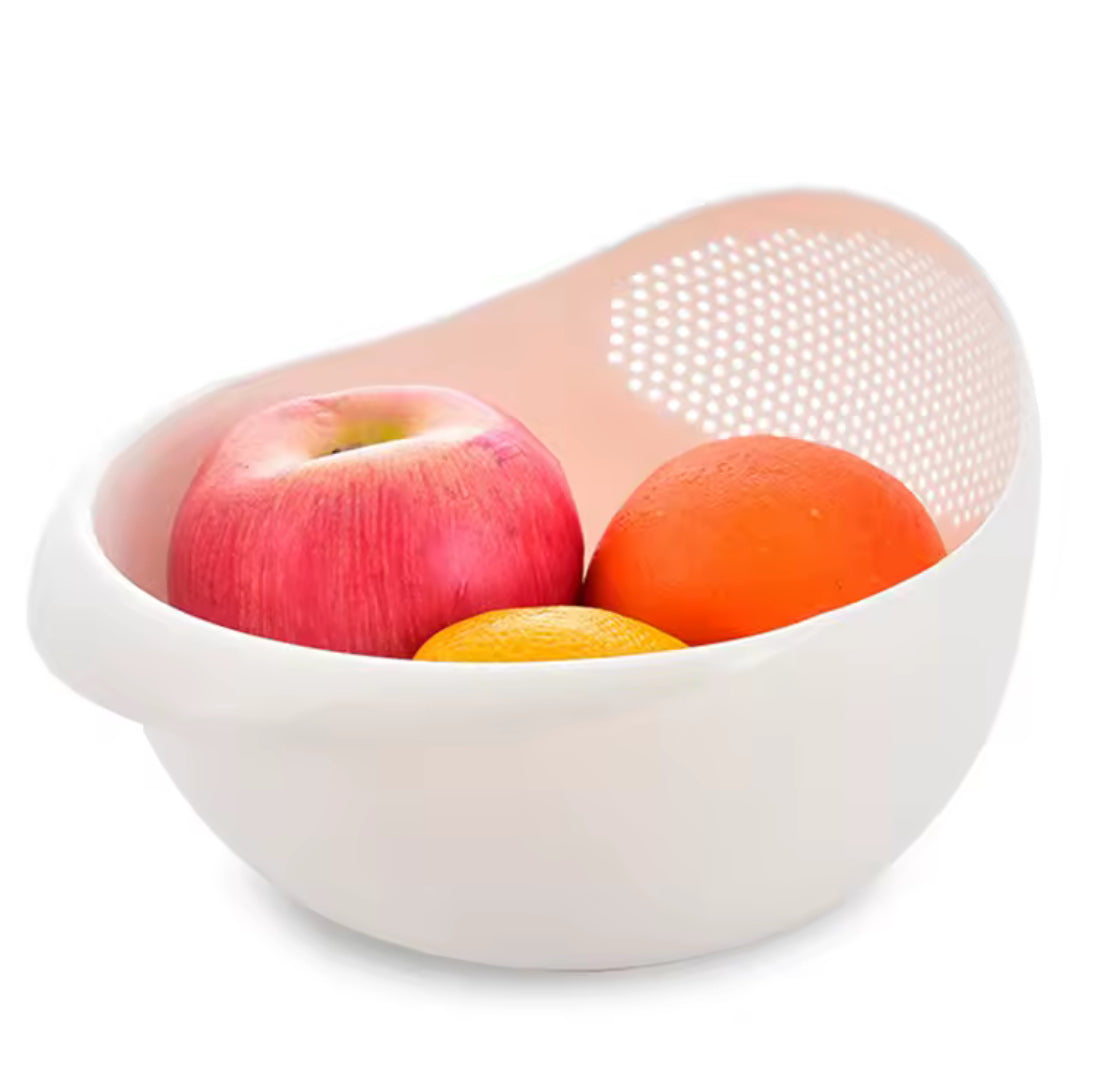 Rice Sieve Plastic Colander Kitchen Drain Basket - Problems Solved