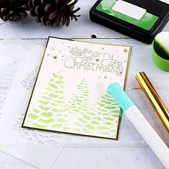 Problems Solved hot foil pens and foil roll set for card making, scrapbooking, and craft projects with heated foil application.