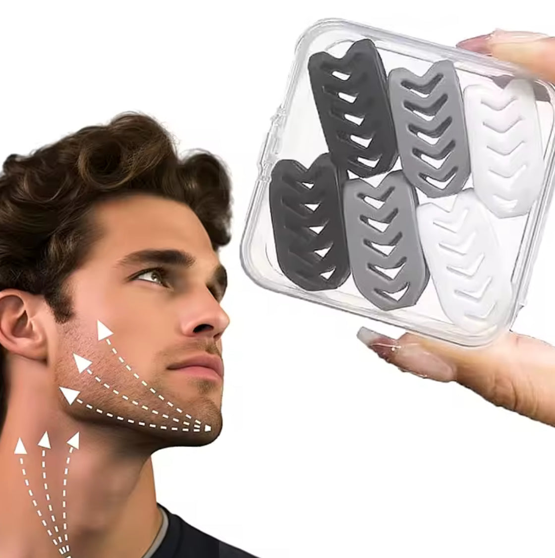 6pcs Silicone Jaw Trainer - Problems Solved