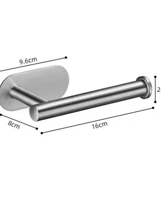 Stainless Steel Toilet Roll Holder Self Adhesive in Bathroom - Problems Solved