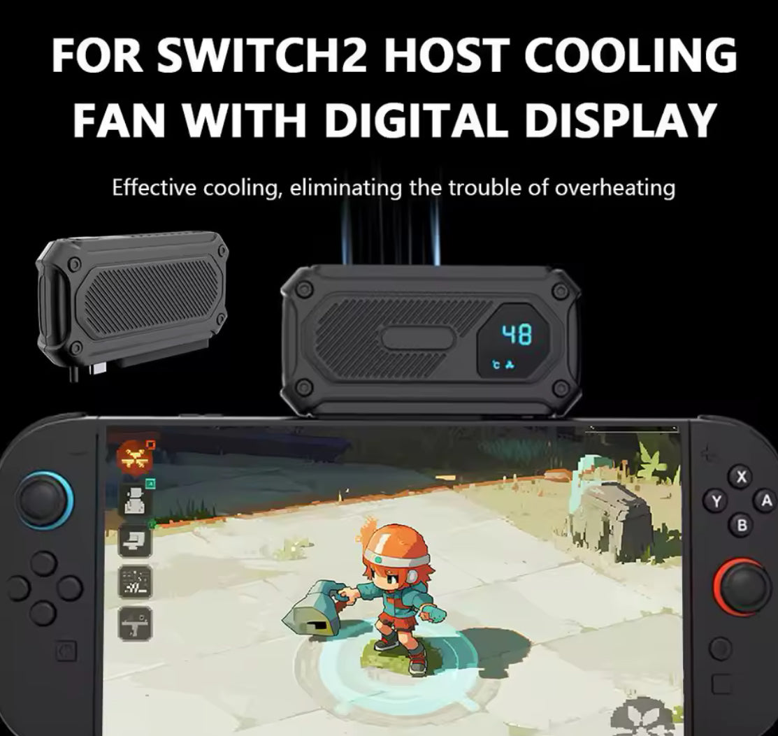 Switch2 Host Cooling Fan With Digital Display - Problems Solved