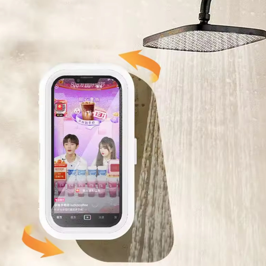 Adjustable Waterproof Shower Phone Holder - Problems Solved